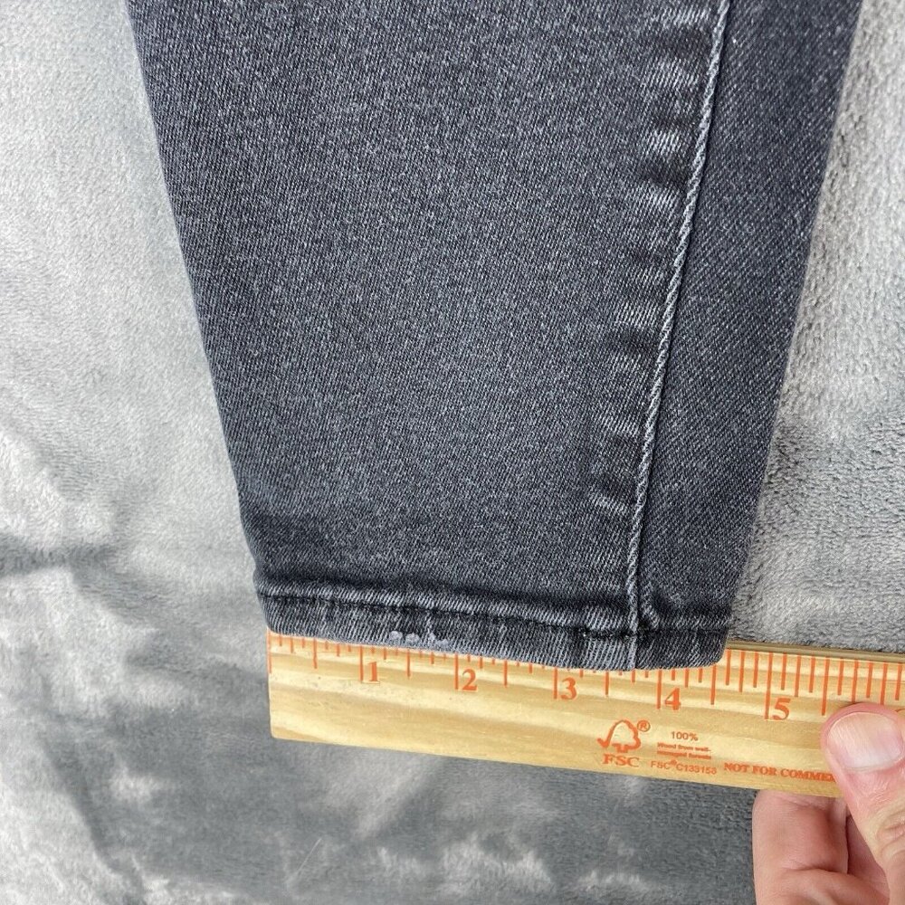 Good American Jeans Womens Size 2/26 Good Waist Black Distressed Jeans - Picture 10 of 11